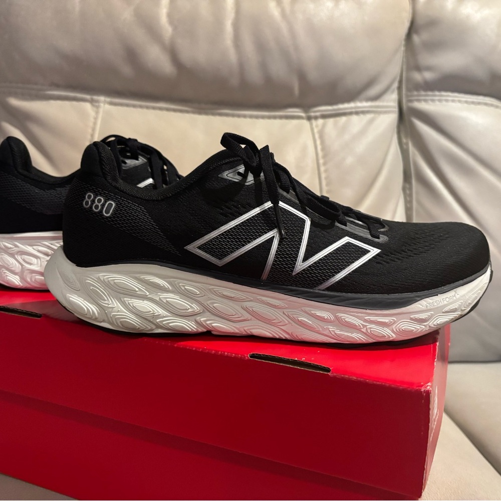 New Balance Red Shoe Box